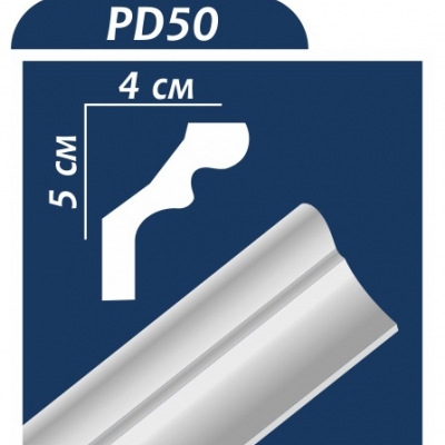 Потолочный плинтус PD50 ОМИС