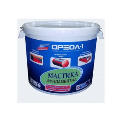 Мастика битумная Фундаментная, 20 кг.