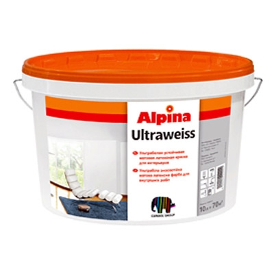 Фарба Alpina ULTRAWEISS, 10 л