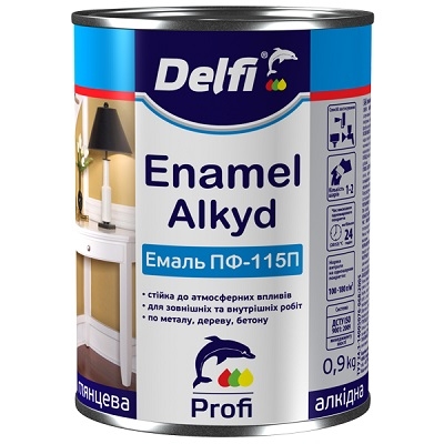 Емаль алкідна ПФ-115П DELFI