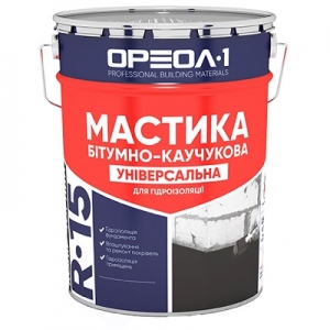 Мастика бітумно-каучукова Універсальна, 25 кг.