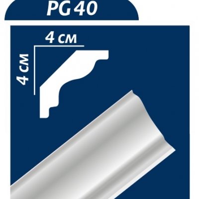 Потолочный плинтус PG40 ОМИС