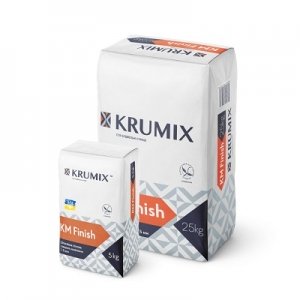 Шпаклівка фінішна гіпсова Krumix KM Finish, 25кг