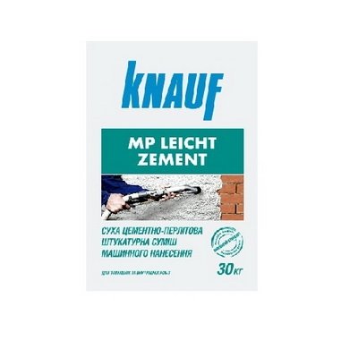 Штукатурка цементная машинная KNAUF МP Leicht Zement