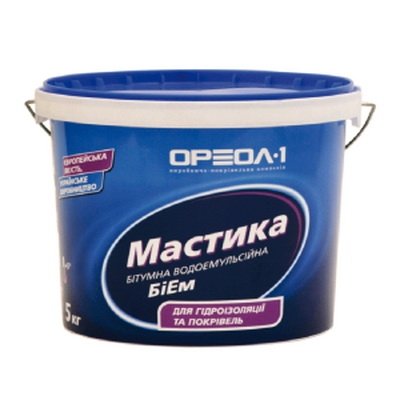 Мастика бітумно-емульсійна БіЕМ, 20 кг.