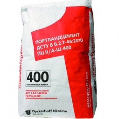 Портландцемент ПЦ ІІ/А-Ш-400, 25кг