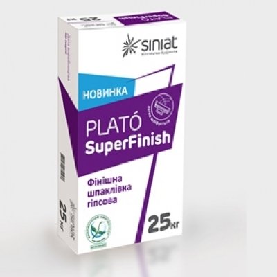 Шпаклевка гипсовая высококачественная Plato SuperFinish, 25кг