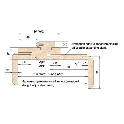 Т01 ПО NL дуб Саванна