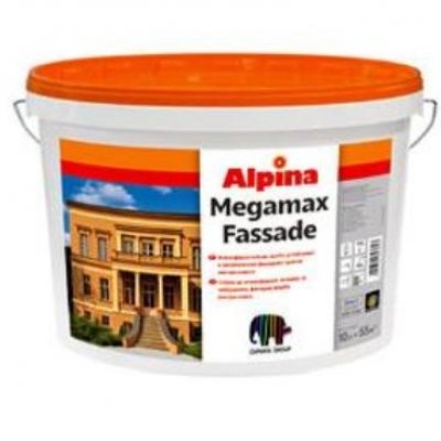 Фасадная краска Alpina Megamax Fassade, 10 л