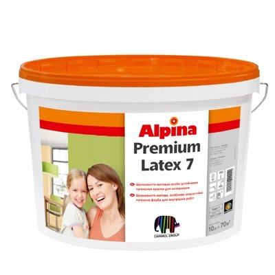 Краска Alpina PREMIUMLATEX 7, 10 л