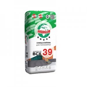 Клеевая смесь для теплоизоляции Anserglob BCX 39, 25кг