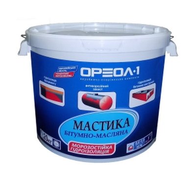 Мастика битумно-масляная МБ-50, 20 кг.