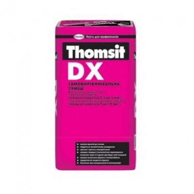 Смесь самовыравнивающаяся Thomsit DX, 25 кг.