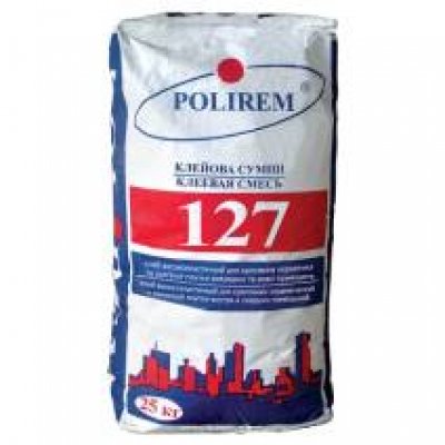 Клей для плитки Polirem 127 Эластик, 25 кг