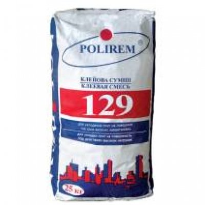 Клей для плитки Polirem 129, 25 кг
