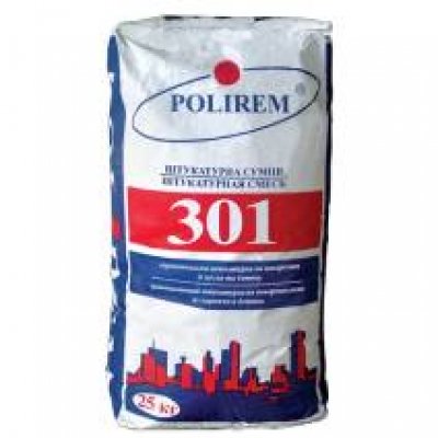 Штукатурка цементна Polirem 301