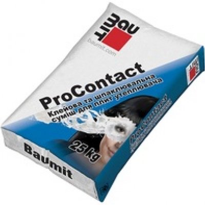 Клеевая шпаклевочная смесь Baumit ProContact, 25 кг.
