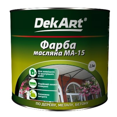 КРАСКА МАСЛЯНАЯ МА-15 DEKART