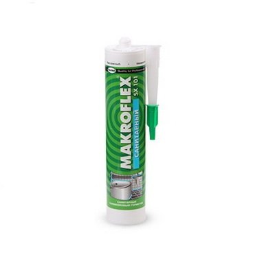 Герметик Makroflex SX 101 силиконовый санитарный, 290мл.