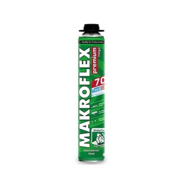 Пена монтажная универсальная Makroflex 70 PRO Winter Premium mega, 870ml.