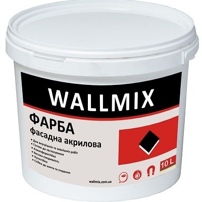 Краска фасадная акриловая WALLMIX AF11 10л