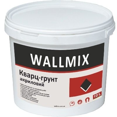 Кварц-грунт акриловий WALLMIX, 10л